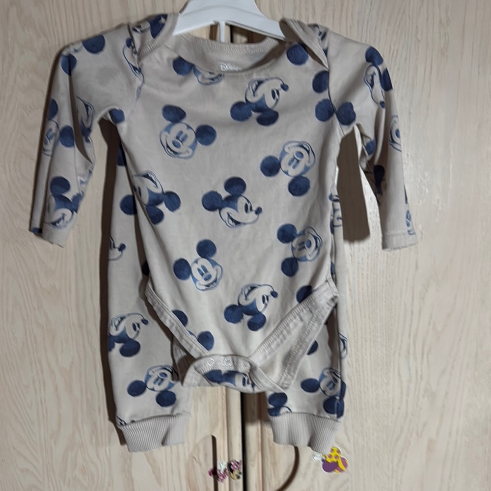 Disney Mickey Mouse Baby Onesie - Blue